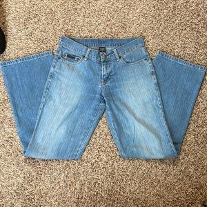 no brand y2k flare low rise jeans